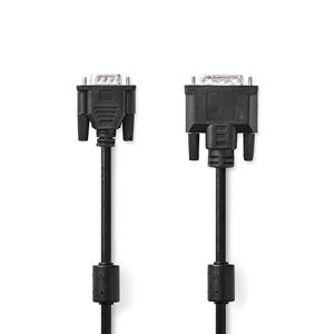 Nedis DVI-Kabel | DVI-A 12+5-pins male - VGA male | 2,0 m | Zwart