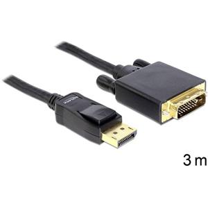 DeLOCK DisplayPort naar DVI 24+1 kabel, 3 m