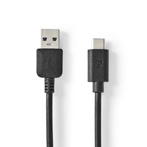 Nedis USB 3.1 Cable (Gen2) | USB-C Male - A Male | 1.0 m | Zwart