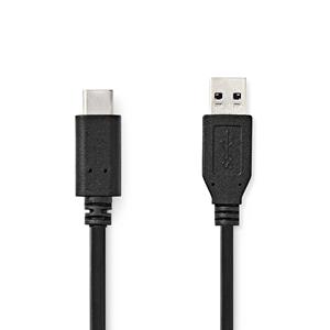 Nedis USB-C 3.1 Gen2-Kabel | Type-C Male - A Male | 1,0 m | Zwart