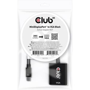 Club 3D Mini DisplayPort naar VGA Active Adapter