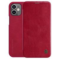 Nillkin Qin iPhone 12 mini Flip Hoesje - Rood