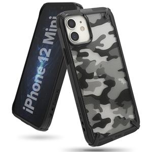 Ringke Fusion X Design iPhone 12 Mini Hybrid Case - Camouflage / Zwart