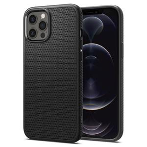 Spigen Liquid Air iPhone 12 Pro Max TPU Case - Zwart