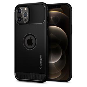 Spigen Rugged Armor Case Schwarz für das iPhone 12 (Pro)