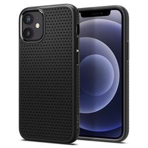 Spigen Liquid Air iPhone 12 Mini TPU Case - Zwart