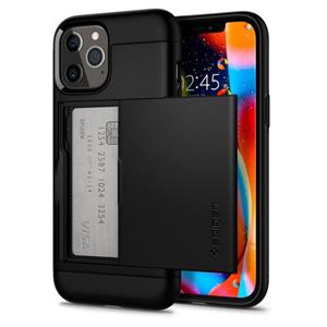 Spigen Slim Armor CS iPhone 12/12 Pro Cover - Zwart