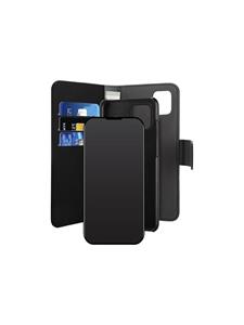 Puro 2-in-1 Magnetisch iPhone 12 Pro Max Portemonnee Hoesje - Zwart