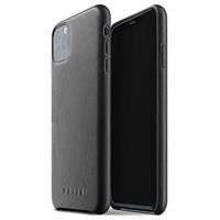 Mujjo Premium Volledig Leren iPhone 11 Pro Max Hoesje - Zwart