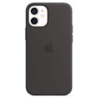 Silikon-Case MagSafe für das iPhone 12 Mini - Black