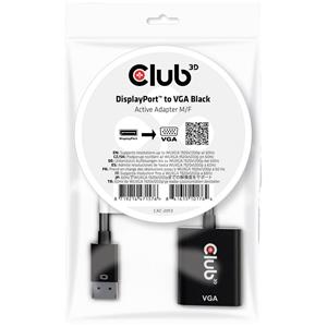 Club 3D DisplayPort 1.1 naar VGA Active Adapter