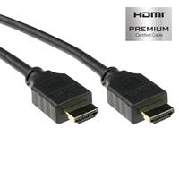 act AK3942 HDMI High Speed Ethernet Premium Certified Kabel - HDMI-A Male/HDMI-A Male - 1 meter