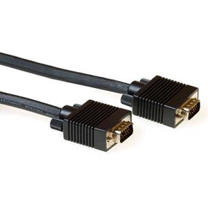 act AK4267 High Performance VGA Aansluitkabel Male-Male Zwart - 7 meter