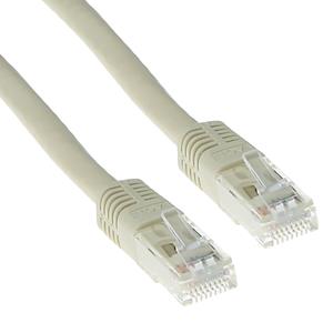 act IB6452 U/UTP CAT5E Patchkabel Ivoor - 25 cm