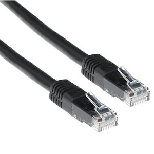 IB5900 U/UTP CAT5E Patchkabel Zwart - 50 cm