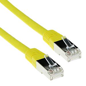 act IB7800 F/UTP CAT5E Patchkabel Geel - 50 cm