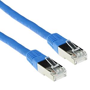 act IB7600 F/UTP CAT5E Patchkabel Blauw - 50 cm