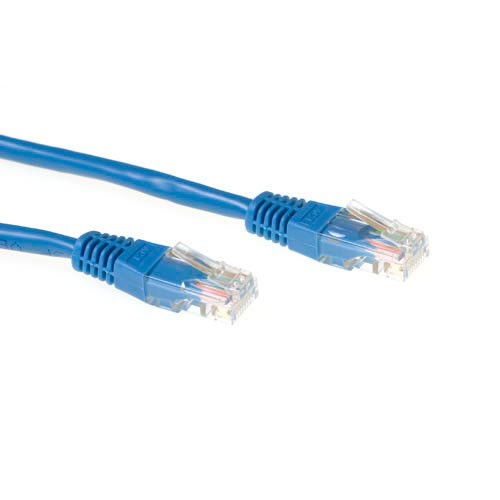 act IB8652 U/UTP CAT6 Patchkabel Blauw - 25 cm