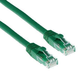 act IS8752 U/UTP CAT6 Patchkabel Snagless Groen - 25 cm