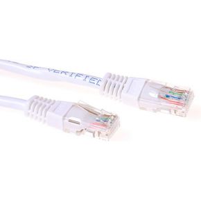 act IB9400 U/UTP CAT6 Patchkabel Wit - 50 cm