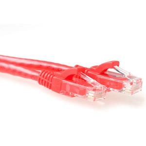 act IS8500 U/UTP CAT6 Patchkabel Snagless Rood - 50 cm