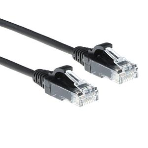 act IS8900 U/UTP CAT6 Patchkabel Snagless Zwart -50 cm