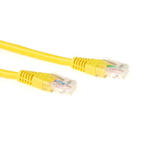 act IB9800 LSZH U/UTP CAT6 Patchkabel Geel - 50 cm