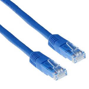 act IB1300 LSZH U/UTP CAT6A patchkabel Blauw - 50 cm