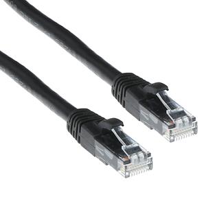 act IS8951 U/UTP CAT6 Patchkabel Snagless Zwart -1,5 meter