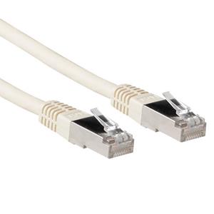 act IB3652 LSZH SFTP CAT6A Patchkabel Ivoor - 25 cm