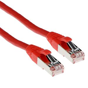 act FB6500 SFTP CAT6A Patchkabel Snagless Rood - 50 cm