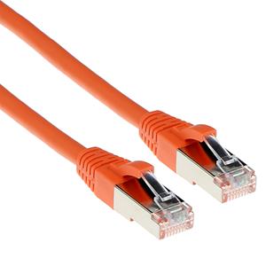 act FB7100 LSZH SFTP CAT6A Patchkabel Snagless Oranje - 50 cm