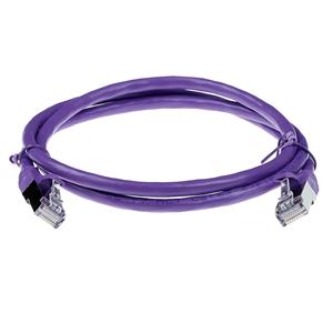 act FB2301 LSZH SFTP CAT6A Patchkabel Snagless Paars - 1 meter