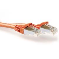 act FB2101 LSZH SFTP CAT6A Patchkabel Snagless Oranje - 1 meter