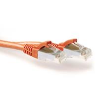 act FB7101 LSZH SFTP CAT6A Patchkabel Snagless Oranje - 1 meter