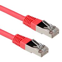 act IB5002 LSZH SFTP CAT6A Patchkabel Rood - 2 meter