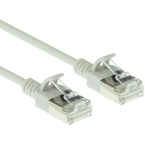 act DC7003 CAT6A U/FTP LSZH Datacenter Slimline Patchkabel Grijs - 3 meter