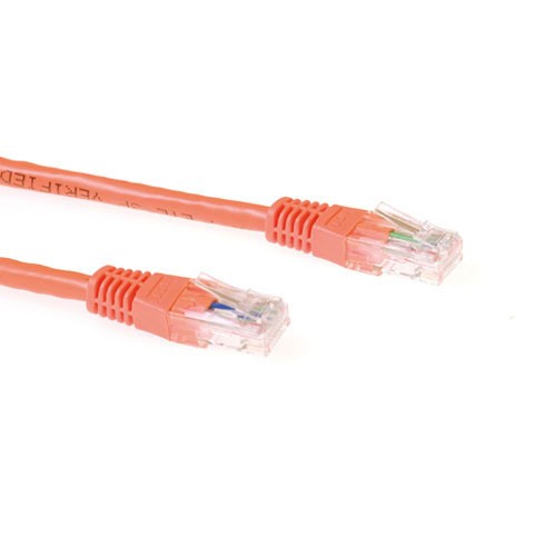 act IB4303 U/UTP CAT6A Patchkabel Oranje - 3 meter