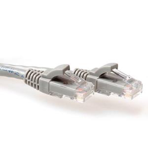 act IS8010 U/UTP CAT6 Patchkabel Snagless Grijs - 10 meter