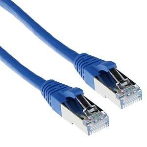 act FB6615 SFTP CAT6A Patchkabel Snagless Blauw - 15 meter