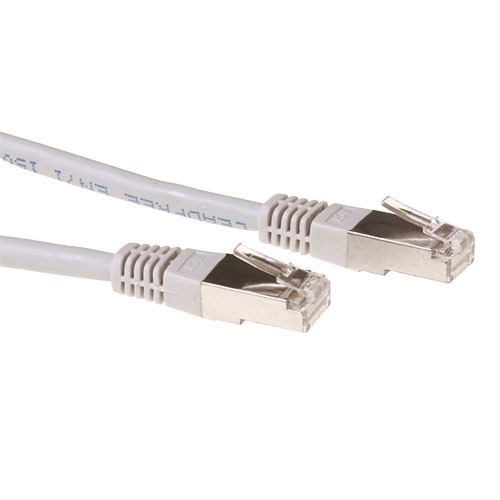 act IB4015 LSZH SFTP CAT6A Patchkabel Grijs - 15 meter