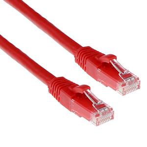 act IB2520 U/UTP CAT6A Patchkabel Snagless Rood - 20 meter