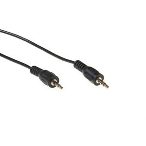 act AK2036 3,5mm Stereo Jack Aansluitkabel Male - Male - 2,5 meter