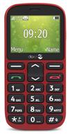 Doro 1361 Senioren GSM met grote knoppen - Rood