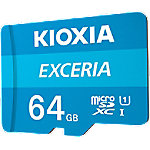 Kioxia EXCERIA microSDXC-Karte 64GB UHS-I stoßsicher, Wasserdicht