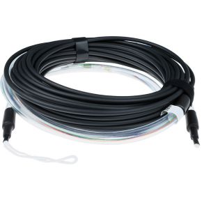 act RL4212 Prefab Glasvezel Kabel Multimode OM3 8-voudig LC Connectoren - 120 meter