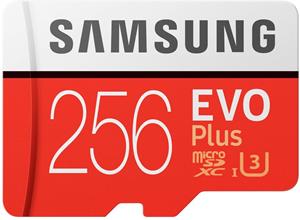 Samsung EVO Plus MicroSDXC 256GB Micro SD-kaart