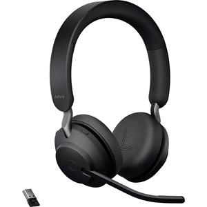 jabra Evolve2 65 UC Headset Bluetooth, USB schnurlos Over Ear Schwarz