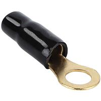 Kash 24K038 Ringkabelschuh Querschnitt (max.)=35mm² Loch-Ø=8mm Teilisoliert Schwarz 1St.