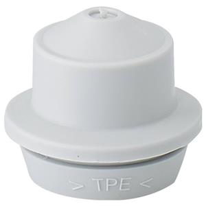hensel EDK 20 Kabeleinsteckstutzen Plattenstärke (max.) 4mm Lichtgrau 20St.